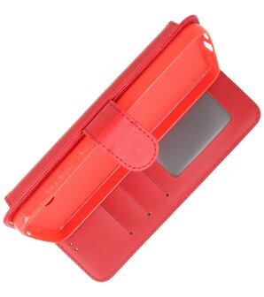 Samsung Galaxy S24 &amp; S25 Hoesje Book Case Portemonnee Telefoonhoesje - Rood