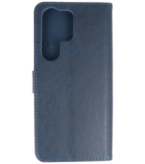 Samsung Galaxy S24 Ultra Hoesje Book Case Portemonnee Telefoonhoesje - Navy