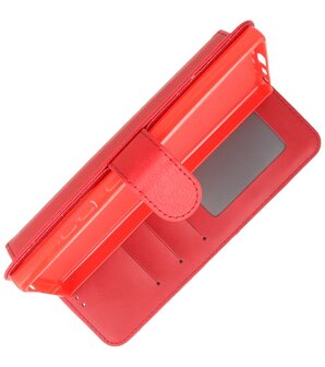 Samsung Galaxy S24 Ultra Hoesje Book Case Portemonnee Telefoonhoesje - Rood