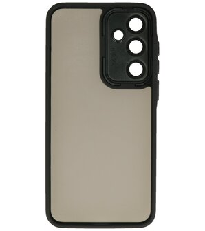 Mat-Transparent met Camera Beschermer Case voor Samsung Galaxy A15 Zwart