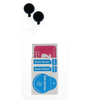 Magsafe Mat Transparant - Camera Beschermer Case met Staande Functie voor iPhone 16 Blauw