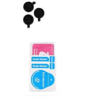 Magsafe Mat Transparant - Camera Beschermer Case met Staande Functie voor iPhone 16 Pro Max Zwart
