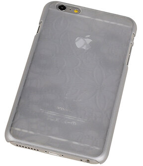 Apple iPhone 6 Plus - Lotus Hardcase Hoesje Zilver