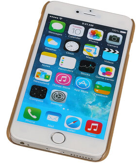 Apple iPhone 6 - Brocant Hardcase Hoesje Goud