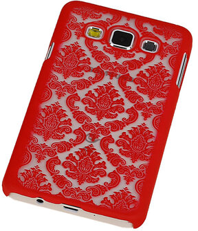 Samsung Galaxy A3 - Brocant Hardcase Hoesje Rood