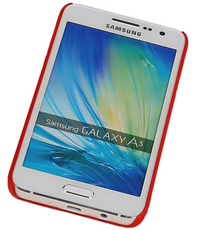 Samsung Galaxy A3 - Brocant Hardcase Hoesje Rood