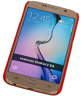 Samsung Galaxy S6 - Roma Hardcase Hoesje Rood