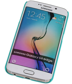 Samsung Galaxy S6 edge - Roma Hardcase Hoesje Turquoise