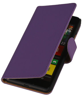 Nokia Lumia 625 Hoesje Paars Effen 