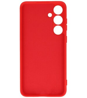 Fashion Color TPU Hoesje Samsung Galaxy S24 FE Rood