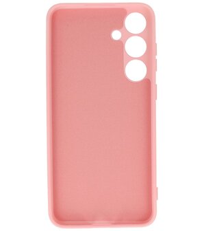 Fashion Color TPU Hoesje Samsung Galaxy S24 FE Roze