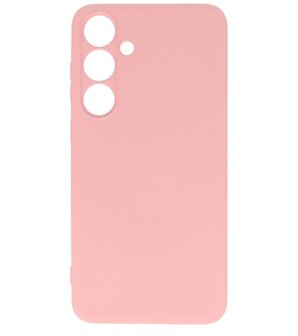 Fashion Color TPU Hoesje Samsung Galaxy S24 FE Roze