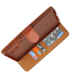 Samsung Galaxy S25 Ultra Hoesje Book Case Portemonnee Telefoonhoesje - Bruin