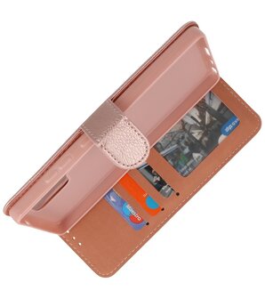 Samsung Galaxy S25 Ultra Hoesje Book Case Portemonnee Telefoonhoesje - Rose Goud