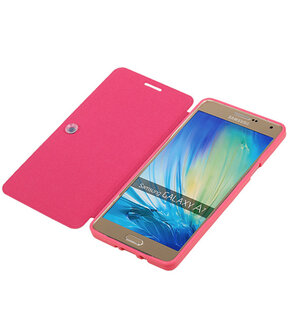 Bestcases Roze TPU Booktype Motief Hoesje voor Samsung Galaxy A7 2015