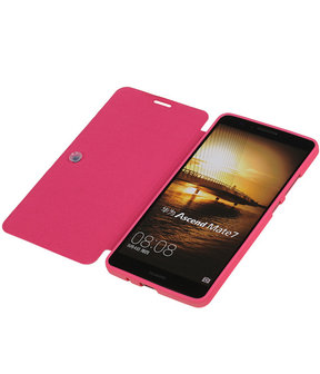 Bestcases Roze TPU Booktype Motief Hoesje voor Huawei Ascend Mate 7
