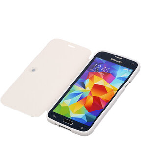 Bestcases Wit TPU Booktype Motief Hoesje voor Samsung Galaxy S5