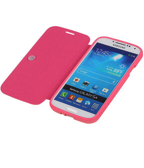 Bestcases Roze TPU Booktype Motief Hoesje voor Samsung Galaxy S4