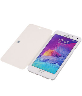 Bestcases Wit TPU Booktype Motief Hoesje voor Samsung Galaxy Note 4