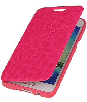 Bestcases Roze TPU Booktype Motief Hoesje voor Samsung Galaxy A3 2015