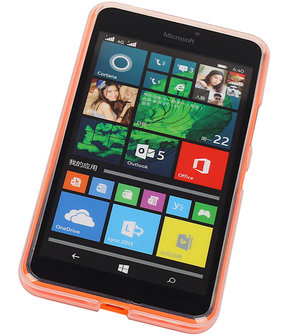 Microsoft Lumia 640 XL TPU Hoesje Transparant Wit