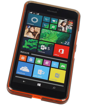 Microsoft Lumia 640 XL TPU Hoesje Transparant Grijs