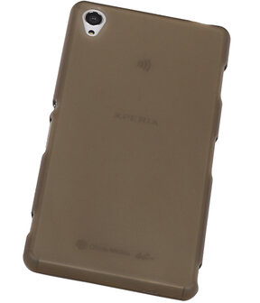 Sony Xperia Z3 TPU Hoesje Transparant Grijs