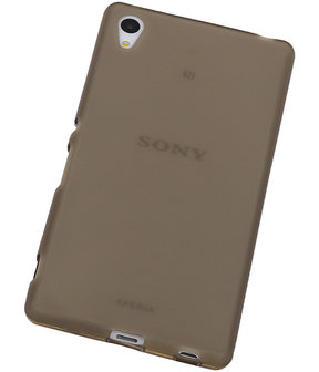 Sony Xperia Z4/Z3 Plus TPU Hoesje Transparant Grijs