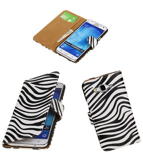 Samsung Galaxy J5 Zebra Booktype Wallet Hoesje