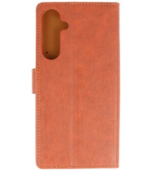 Samsung Galaxy A14 4/5G Hoesje Book Case Portemonnee Telefoonhoesje - Bruin