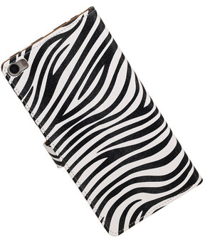 Huawei P8 Max Zebra Booktype Wallet Hoesje