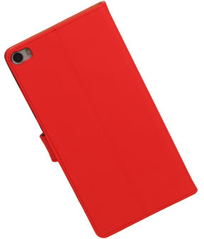 Huawei P8 Max Effen Booktype Wallet Hoesje Rood