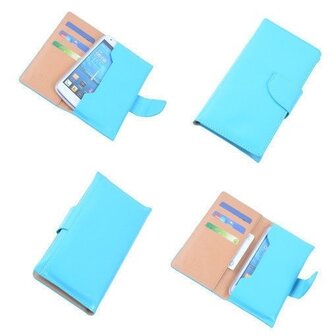 BestCases Turquoise Portemonnee Telefoon L