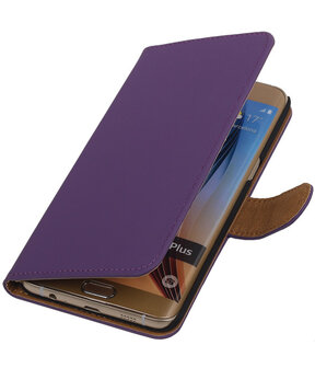 Effen Egaal Paars - Hoesje voor Samsung Galaxy S6 edge Plus