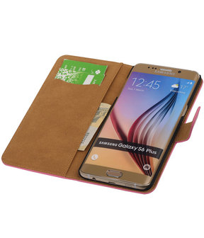 Effen Egaal Roze - Hoesje voor Samsung Galaxy S6 edge Plus