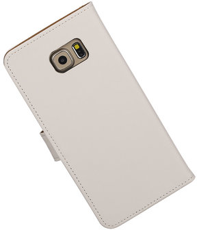 Effen Egaal Wit - Hoesje voor Samsung Galaxy S6 edge Plus
