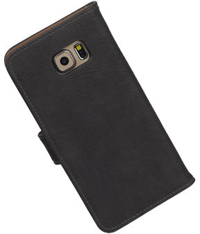 Hout Grijs - Hoesje voor Samsung Galaxy S6 edge Plus