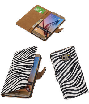 Zebra print - Hoesje voor Samsung Galaxy S6 edge Plus