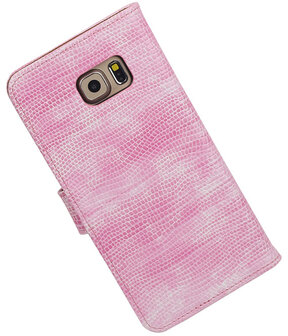 Mini Slang Roze - Hoesje voor Samsung Galaxy S6 edge Plus