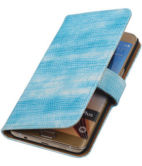 Mini Slang Turquoise - Hoesje voor Samsung Galaxy S6 edge Plus