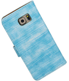 Mini Slang Turquoise - Hoesje voor Samsung Galaxy S6 edge Plus