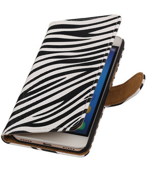 Huawei Honor 4A - Zebra Booktype Wallet Hoesje