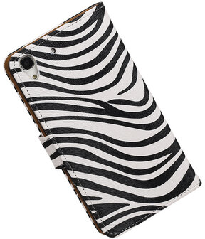 Huawei Honor 4A - Zebra Booktype Wallet Hoesje