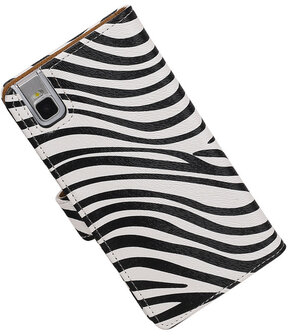 Huawei Honor 7i - Zebra Booktype Wallet Hoesje