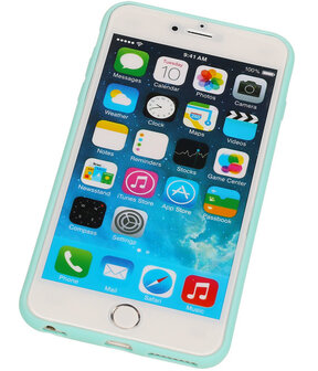 Vlinder Telefoonstandaard Case TPU iPhone 6 Groen