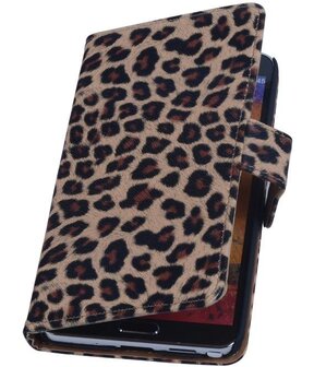 Samsung Galaxy Note 3 Neo - Luipaard Booktype Wallet Hoesje