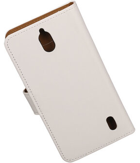 Huawei Y625 - Effen Wit Booktype Wallet Hoesje