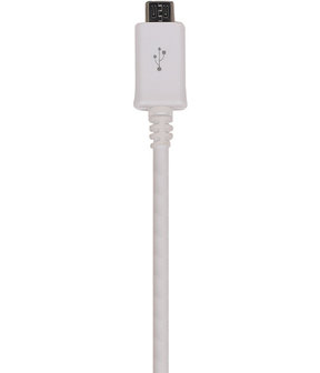 Micro USB 2.1 Ampere Telefoon oplaadkabel - Wit