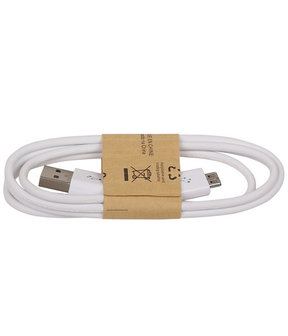 Micro USB 2.1 Ampere Telefoon oplaadkabel - Wit