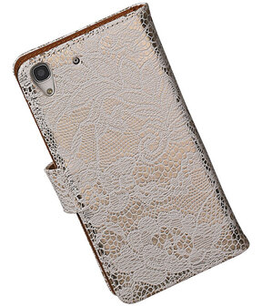 Huawei Honor Y6 - Lace Wit Booktype Wallet Hoesje